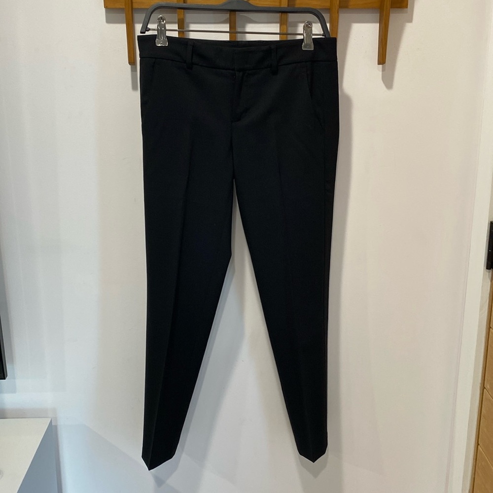 Vince Wool Black Trousers Dress Work Pants